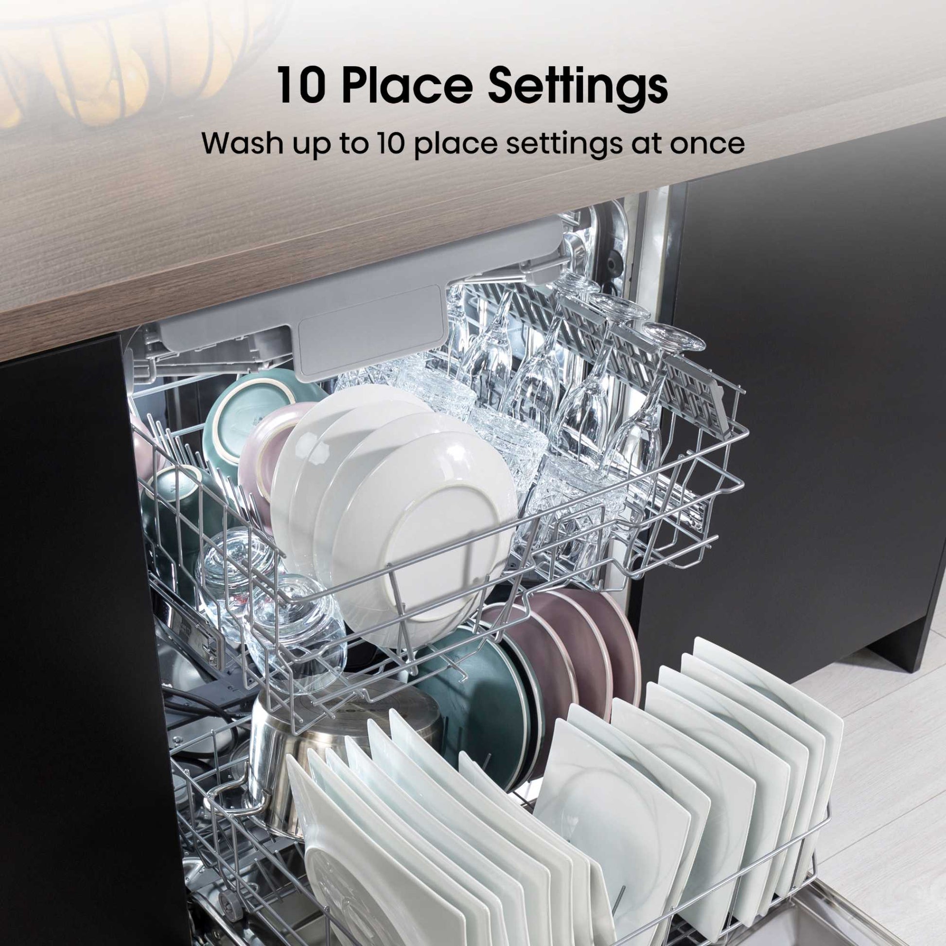 Hisense Hi4 Freestanding Slimline Dishwasher - HS523E15WUK