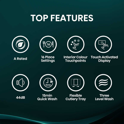 Hisense Hi6 Full-Sized Freestanding Dishwasher - HS663A90BXUK