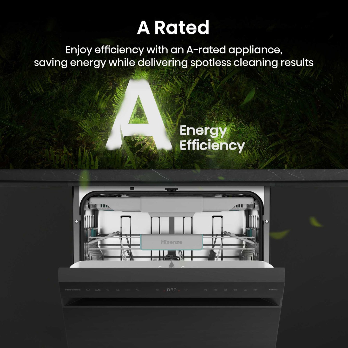 Hisense Hi6 Full-Sized Freestanding Dishwasher - HS663A90BXUK