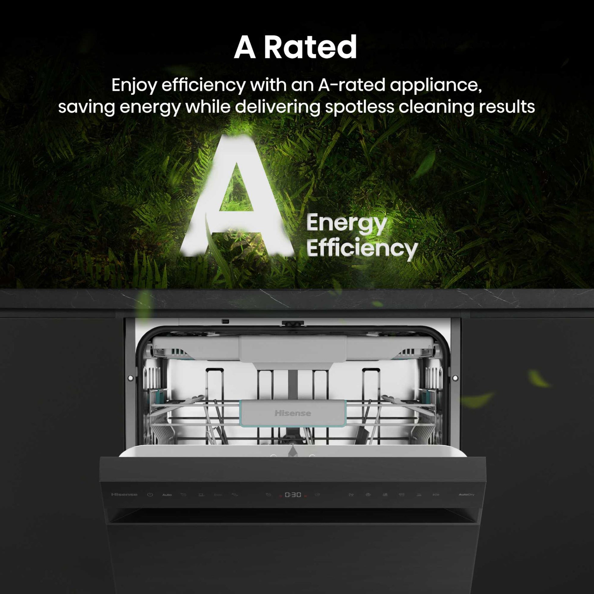 Hisense Hi6 Full-Sized Freestanding Dishwasher - HS663A90BXUK