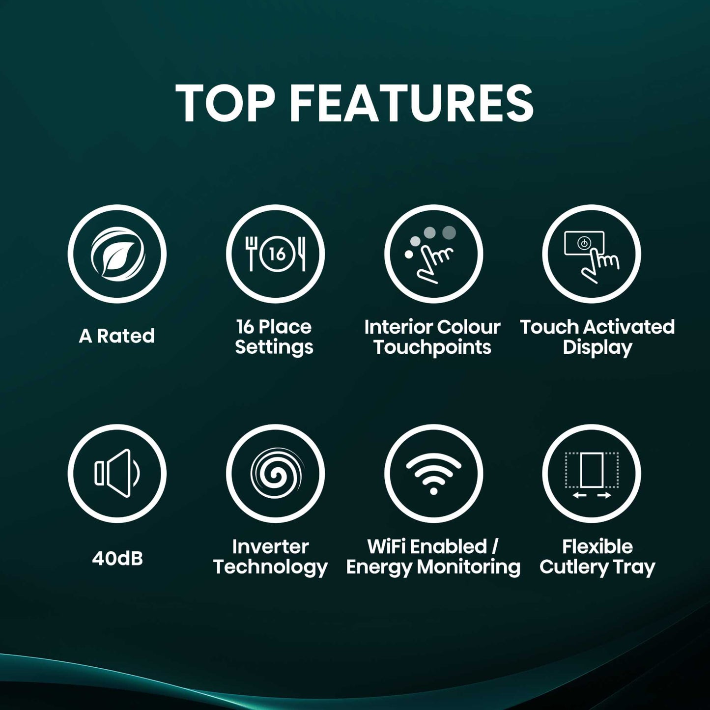 Hisense Hi6 Freestanding Full-Sized Dishwasher - HS673A90WUK