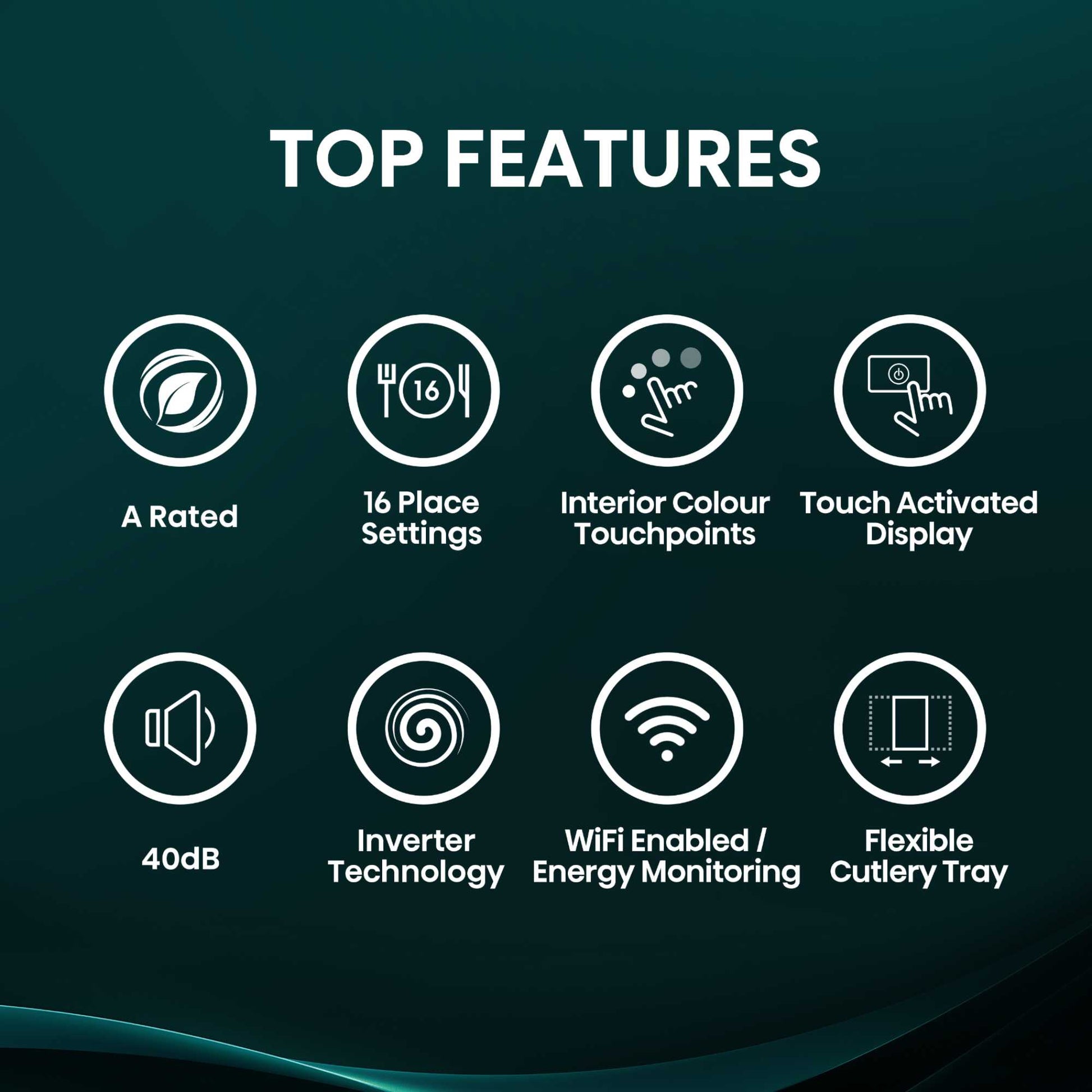 Hisense Hi6 Freestanding Full-Sized Dishwasher - HS673A90WUK