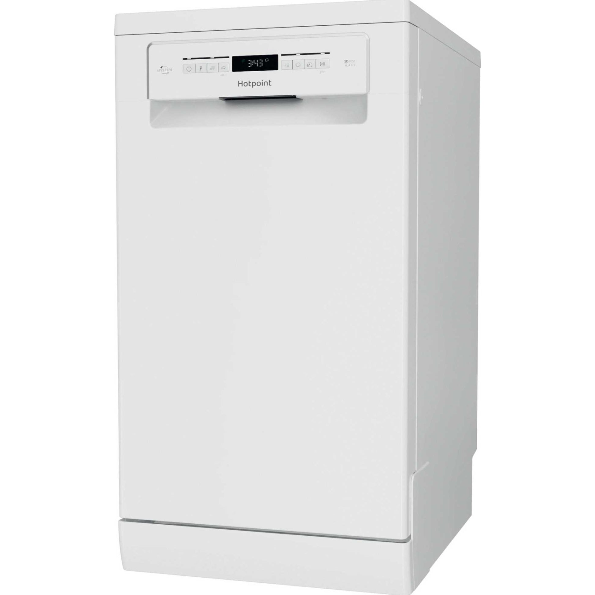 Hotpoint Freestanding Slimline Dishwasher - HSFO 3T223 W UK N