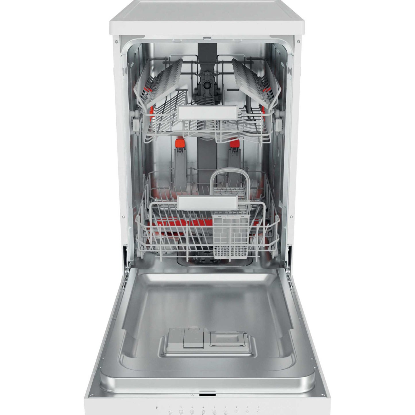 Hotpoint Freestanding Slimline Dishwasher - HSFO 3T223 W UK N