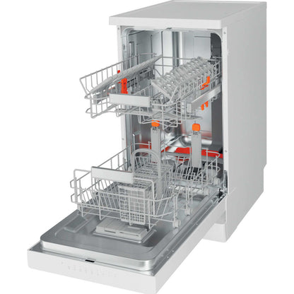 Hotpoint Freestanding Slimline Dishwasher - HSFO 3T223 W UK N