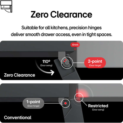 LG InstaView Fridge Freezer 60/40 Total No Frost - Essence Black Steel - GBG7190CEV