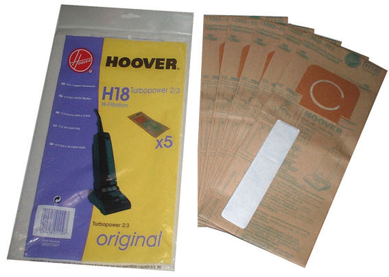 Vacuum Cleaner Paper Bag - H18 (Pack of 5 Paper Bags