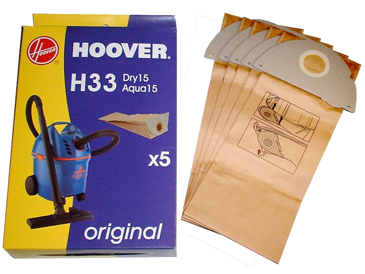 PAPER BAGS H33 HOOVER VACUUM