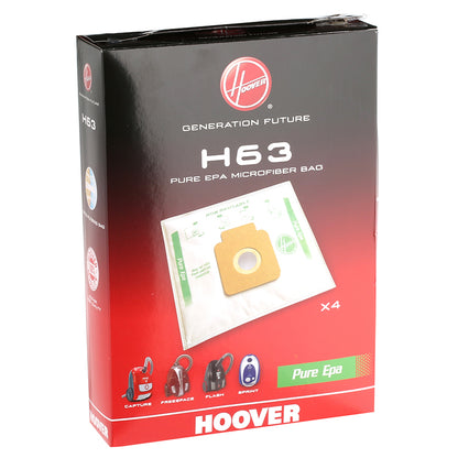 MICROFIBRE BAGS HEPA H63 FREESPACE/SPRINT X 4