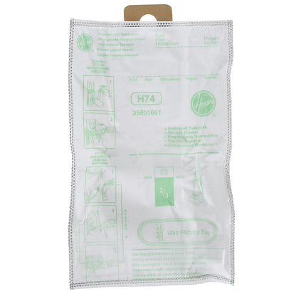 Vacuum Cleaner Microfibre Bag - H74 (Pack of 4)