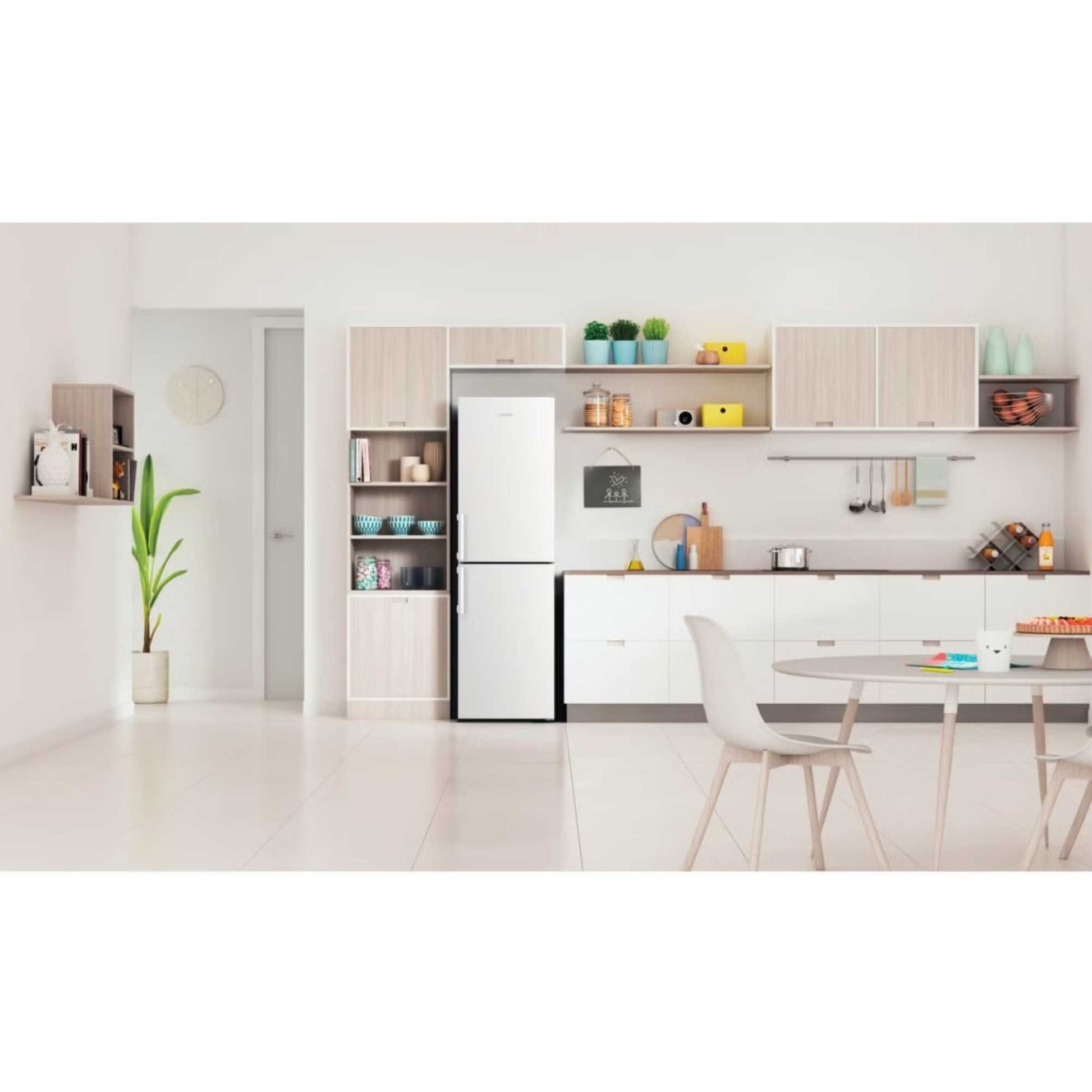 Indesit Fridge Freezer 50/50 Low Frost - White - IB55 732 W UK