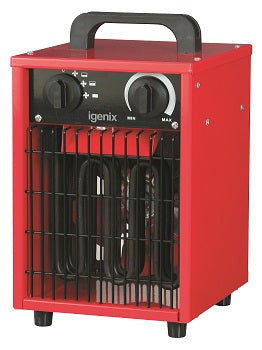 2KW INDUSTRIAL FAN HEATER RED