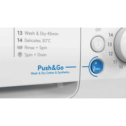 Indesit Push&Go 10kg Wash 7kg Dry 1400rpm Washer Dryer - BDE 107436 WV UK