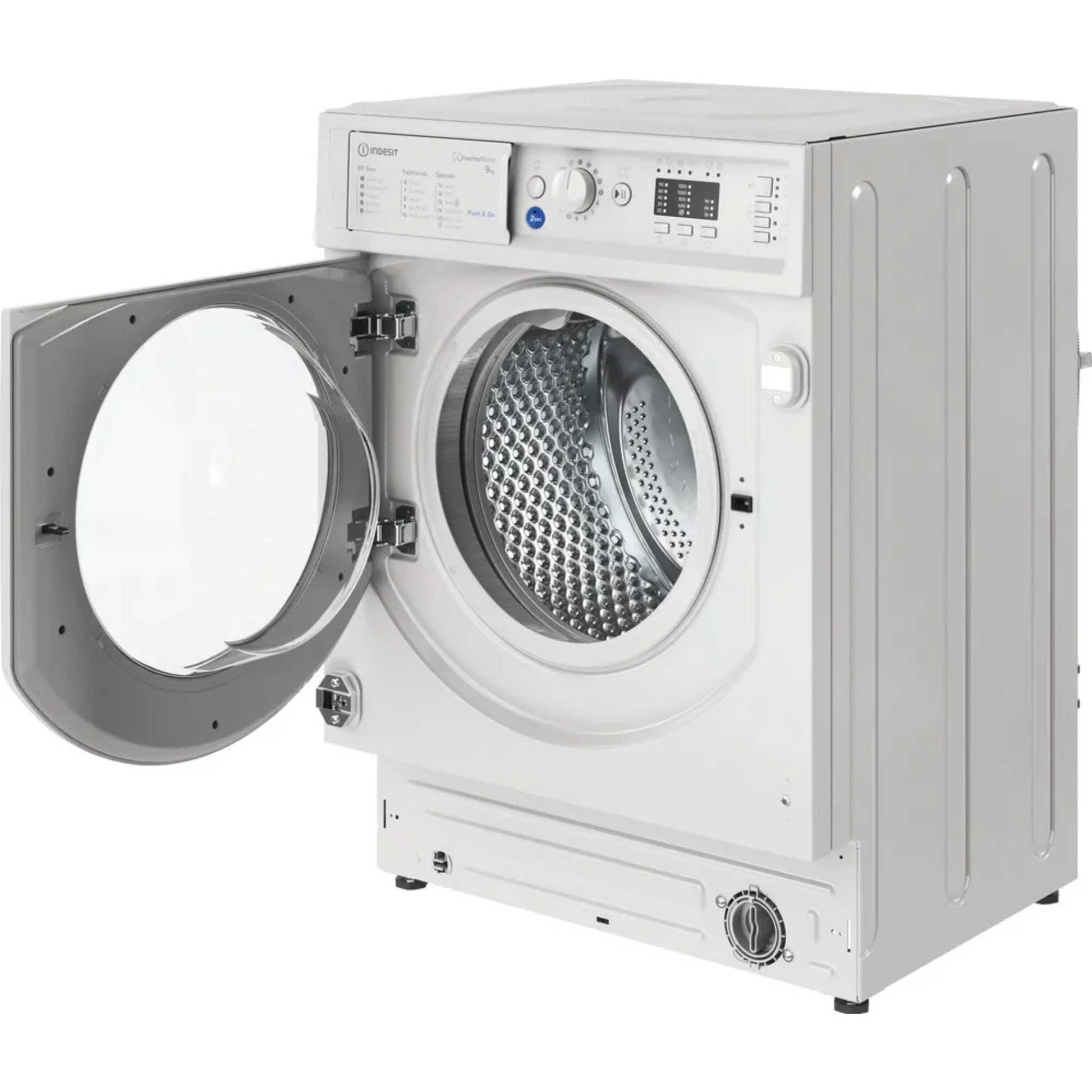 Indesit BI WMIL 91485 UK Push&Go 9kg 1400rpm Built-In Washing Machine