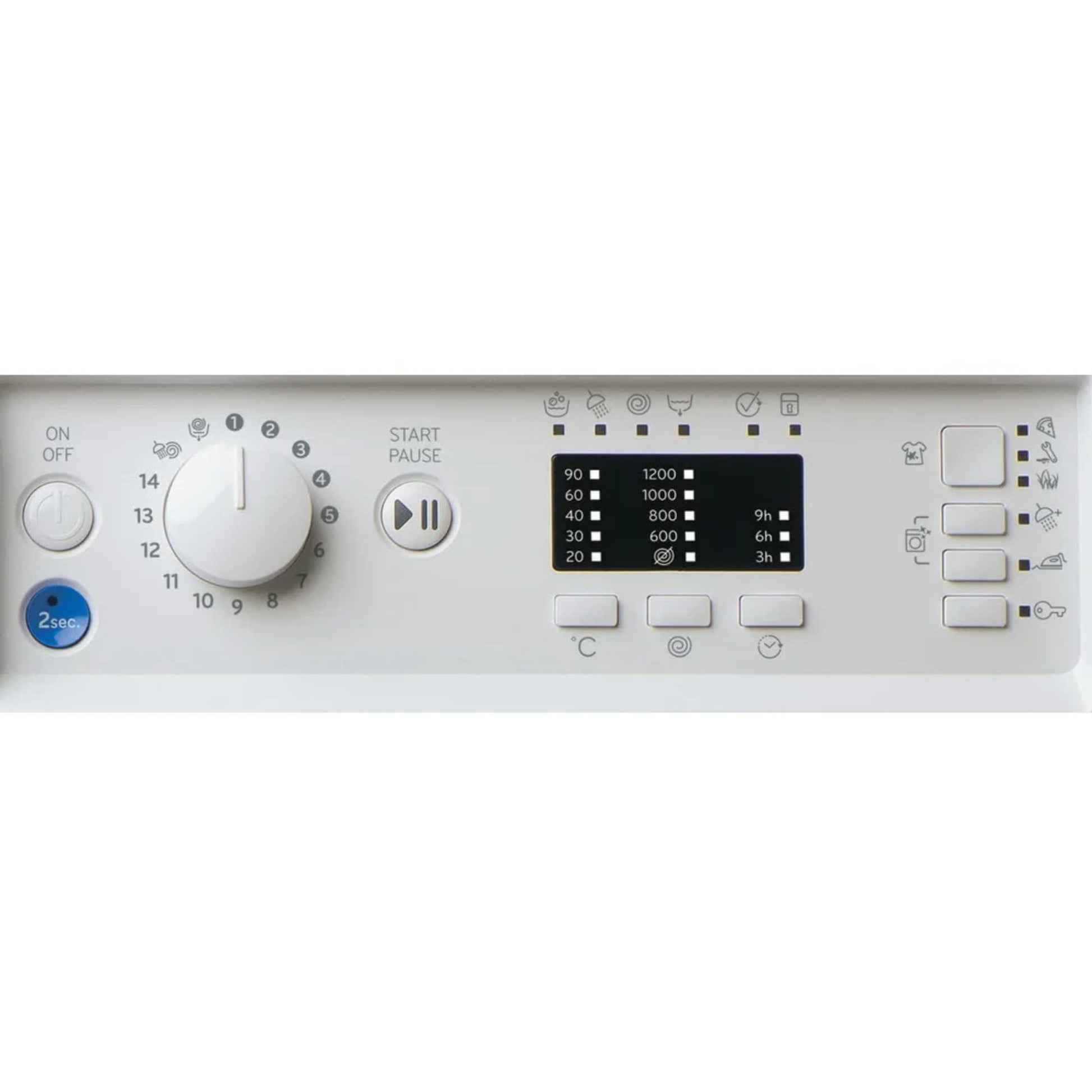 Indesit BI WMIL 91485 UK Push&Go 9kg 1400rpm Built-In Washing Machine
