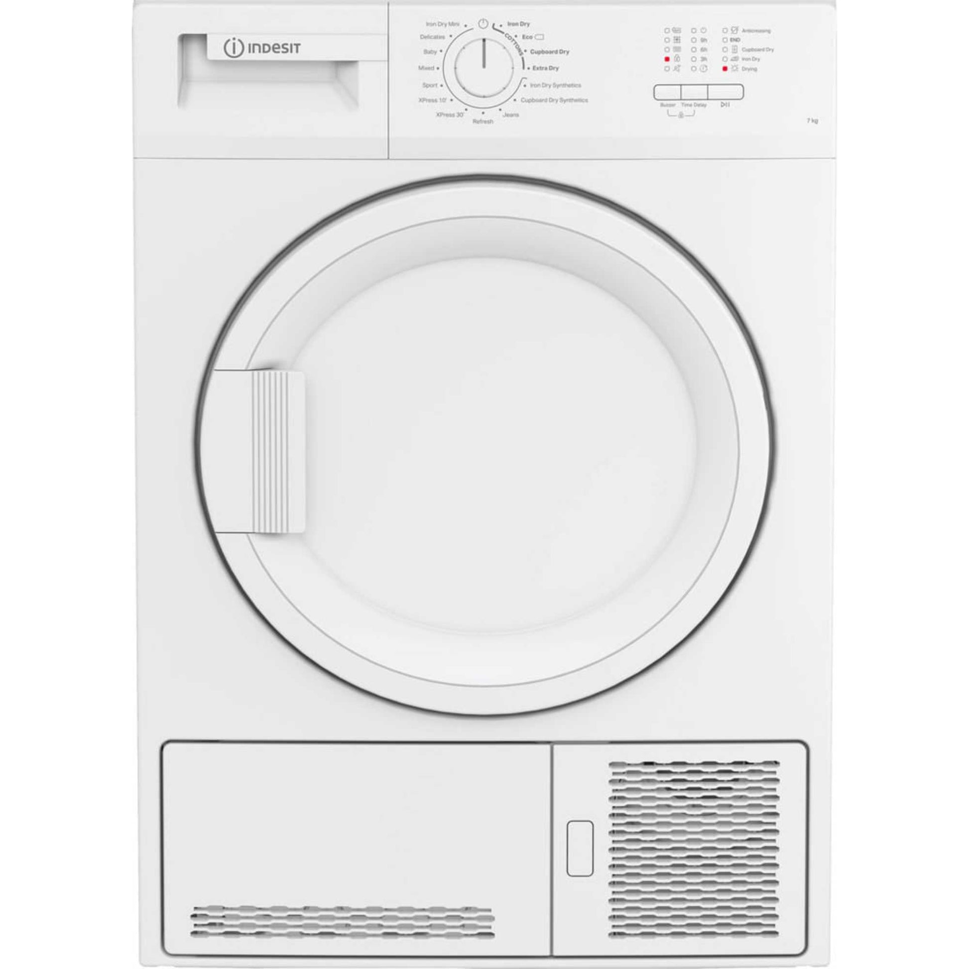 Indesit Sensor Dry 7kg Condenser Tumble Dryer - C YD C72 WWGL UK