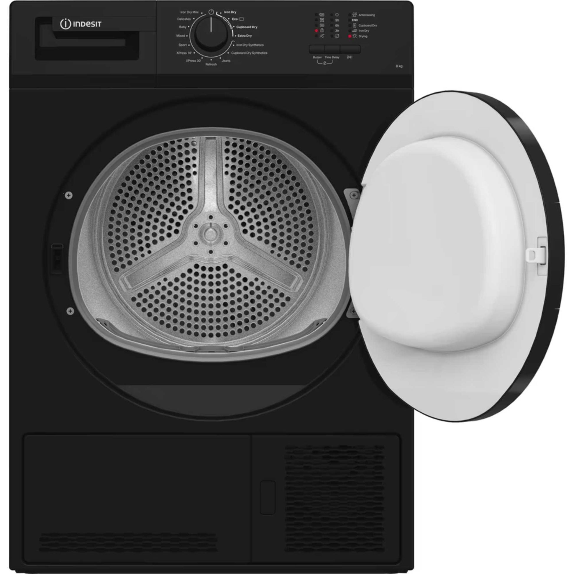 Indesit Sensor Dry 8kg Condenser Tumble Dryer - C YD C82 BBGL UK