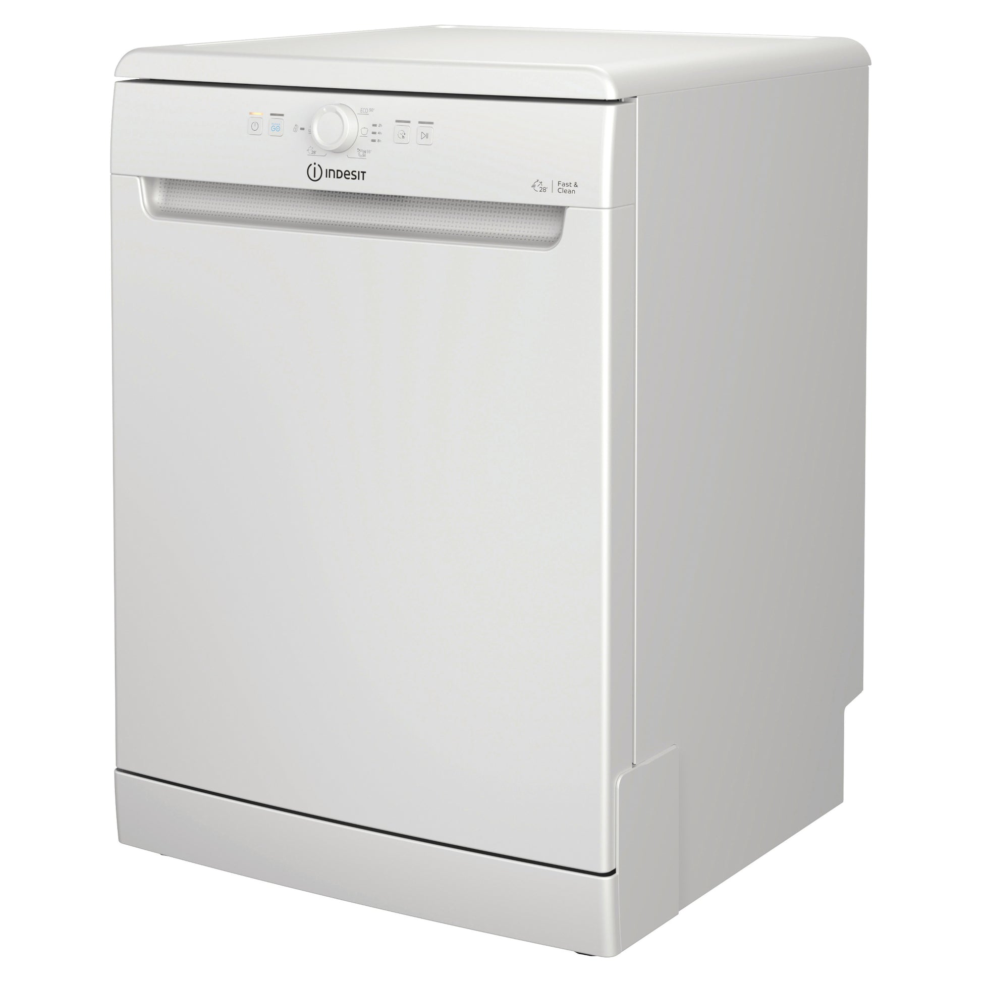Indesit Push&Go Freestanding Full-Sized Dishwasher - D2F HK26 UK