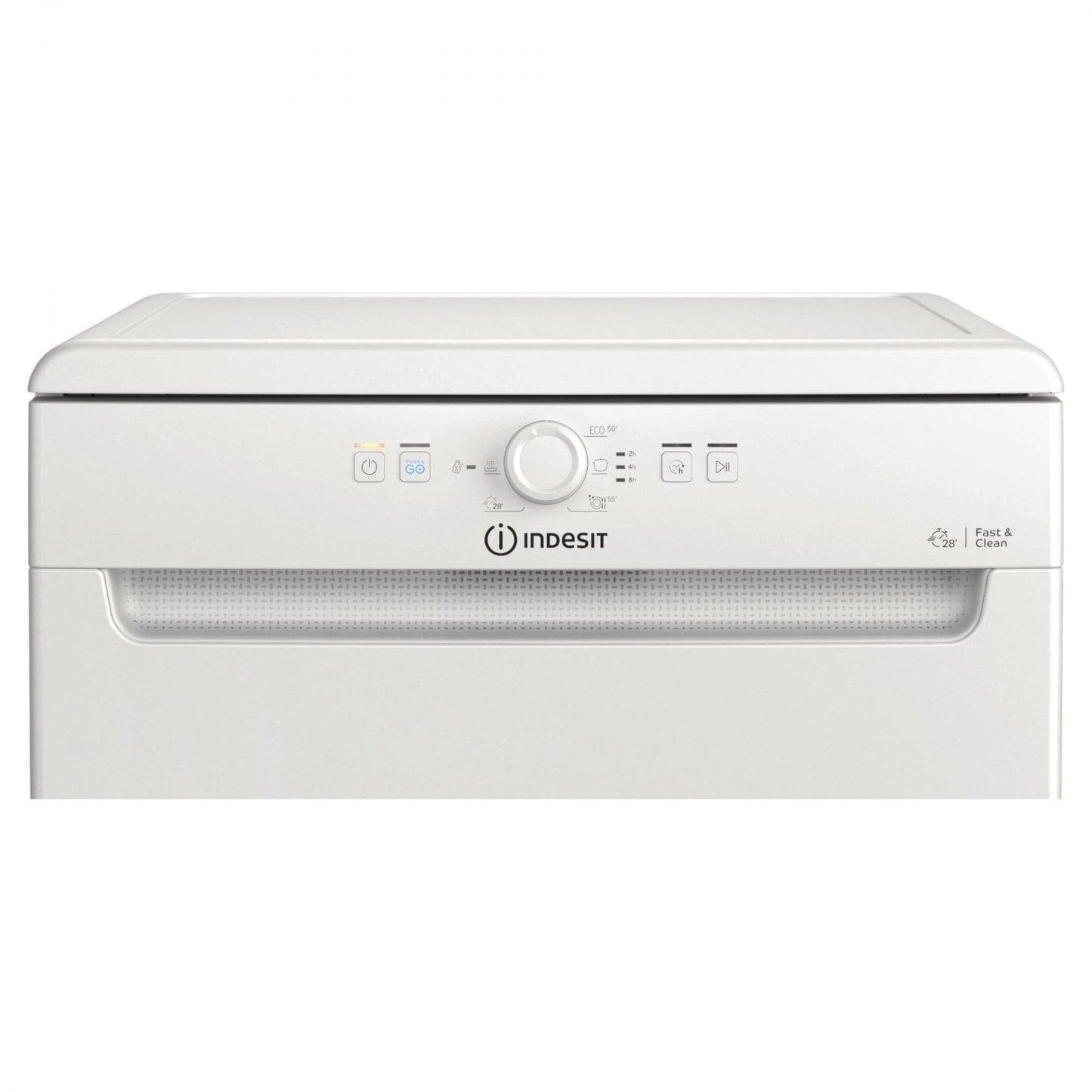 Indesit D2FHK26UK Freestanding Start Delay Dishwasher - White