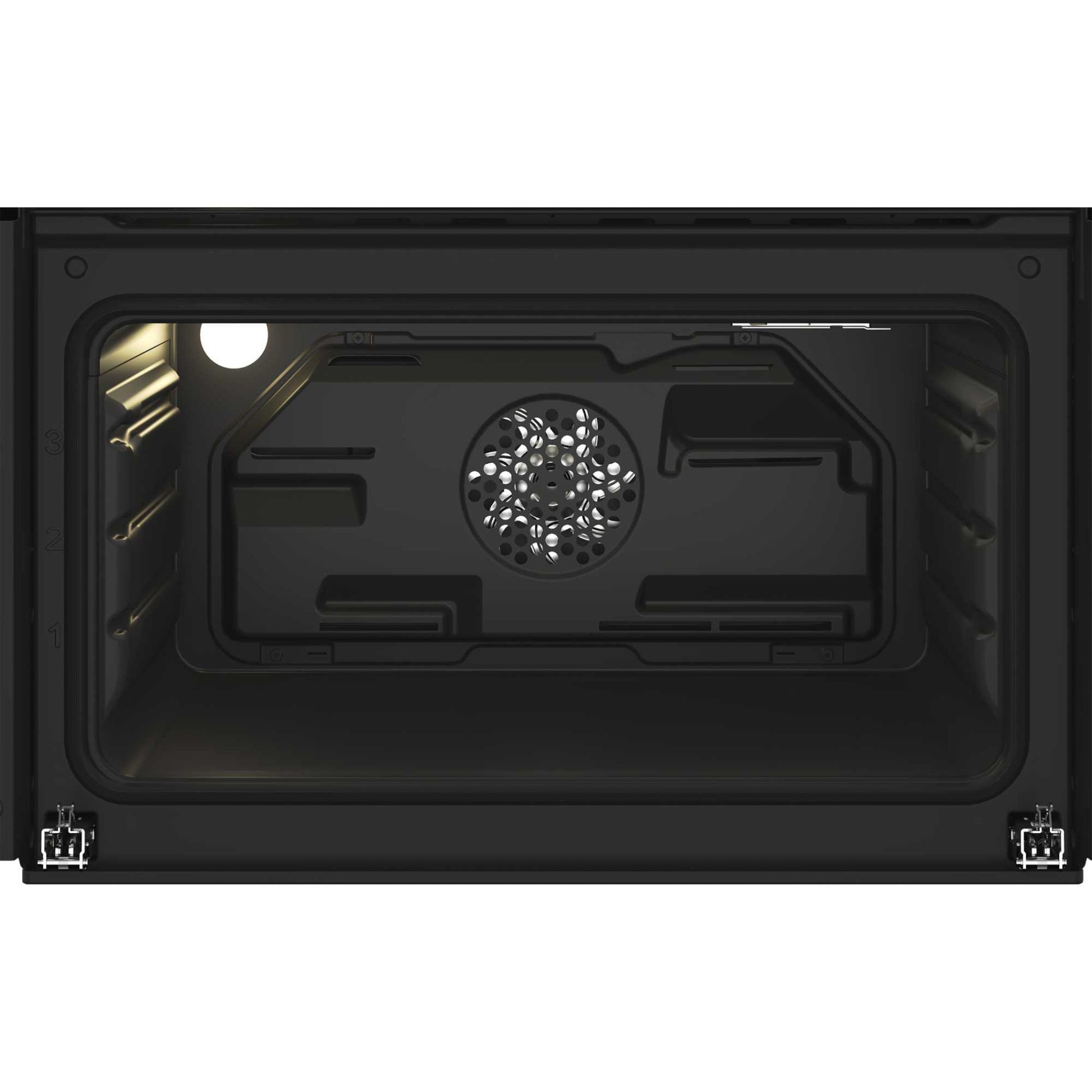Indesit DUI 10D B Built-Under Electric Fan Double Oven - Black