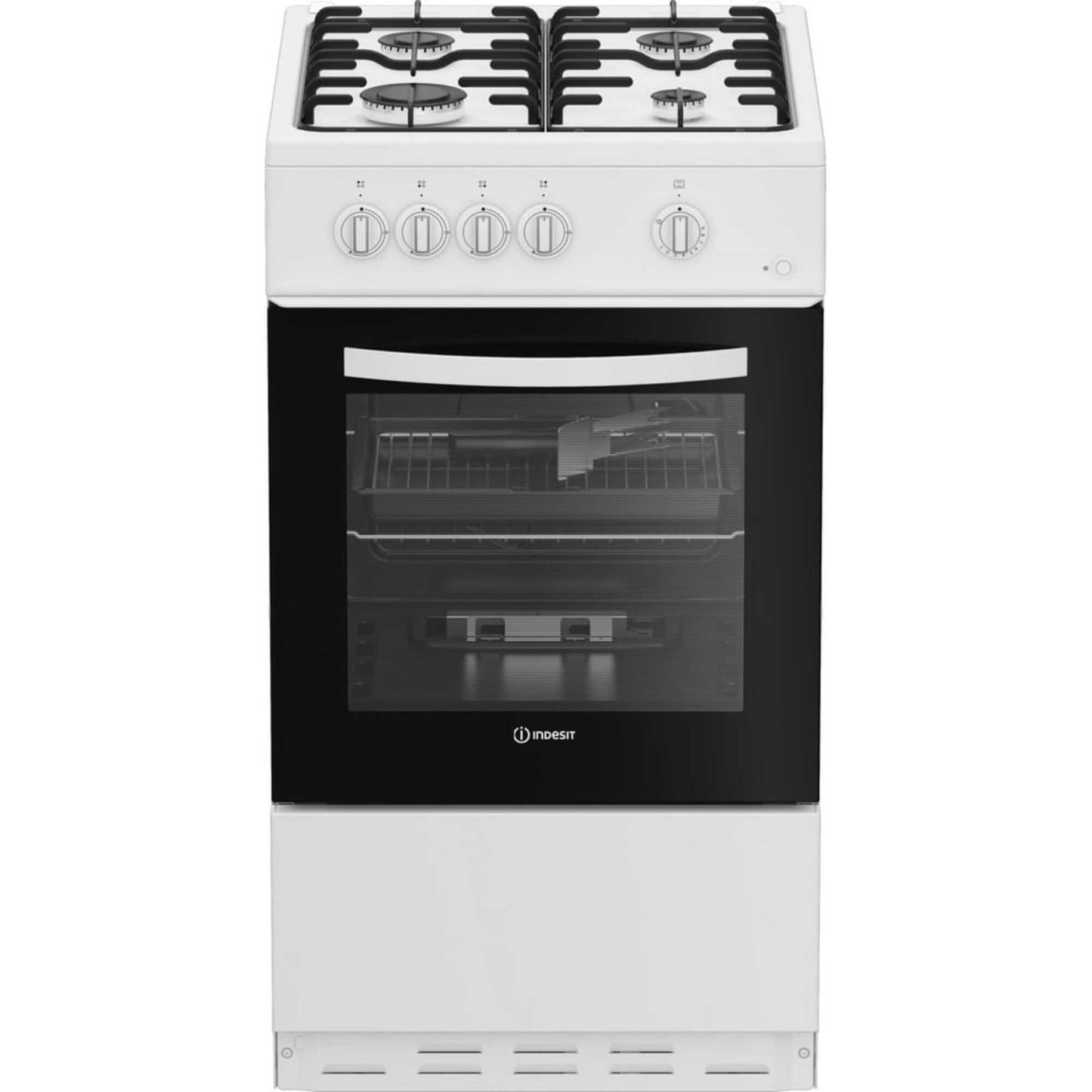 Indesit 50cm Gas Single Oven Cooker - I5G1KMW