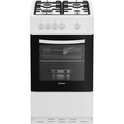 Indesit 50cm Gas Single Oven Cooker - I5G1KMW