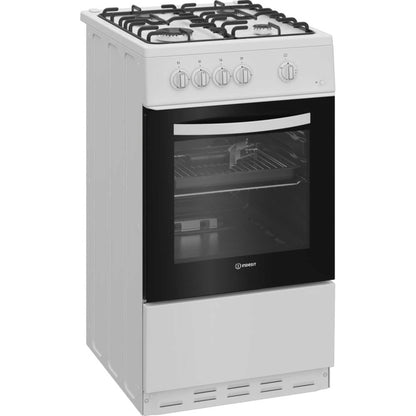 Indesit 50cm Gas Single Oven Cooker - I5G1KMW