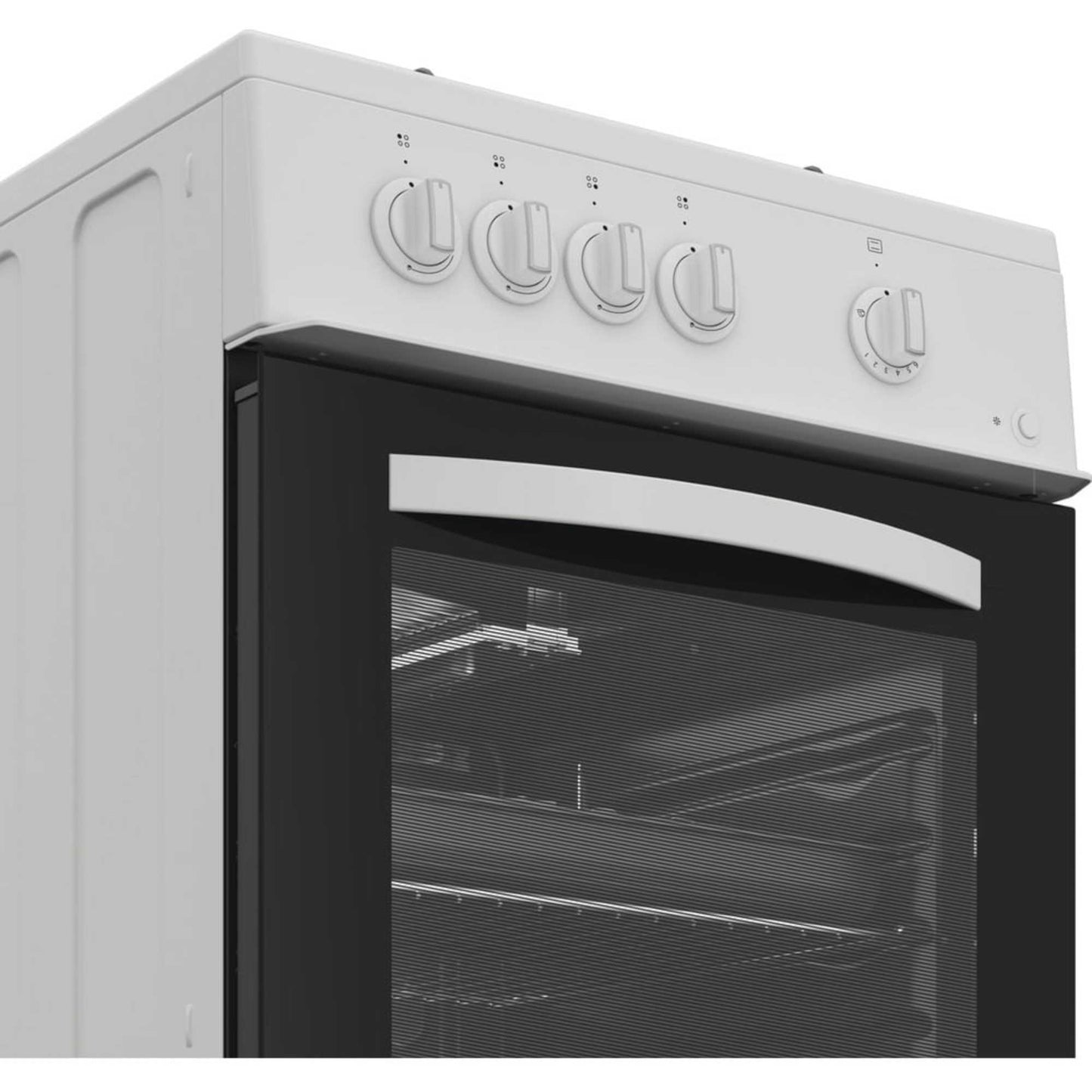 Indesit 50cm Gas Single Oven Cooker - I5G1KMW