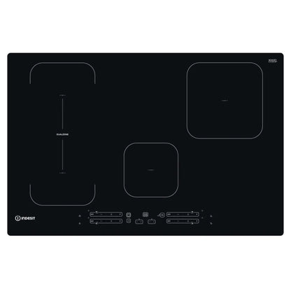 Indesit IB 21B77 NE 77cm Built-In 4 Zone Induction Hob - Black