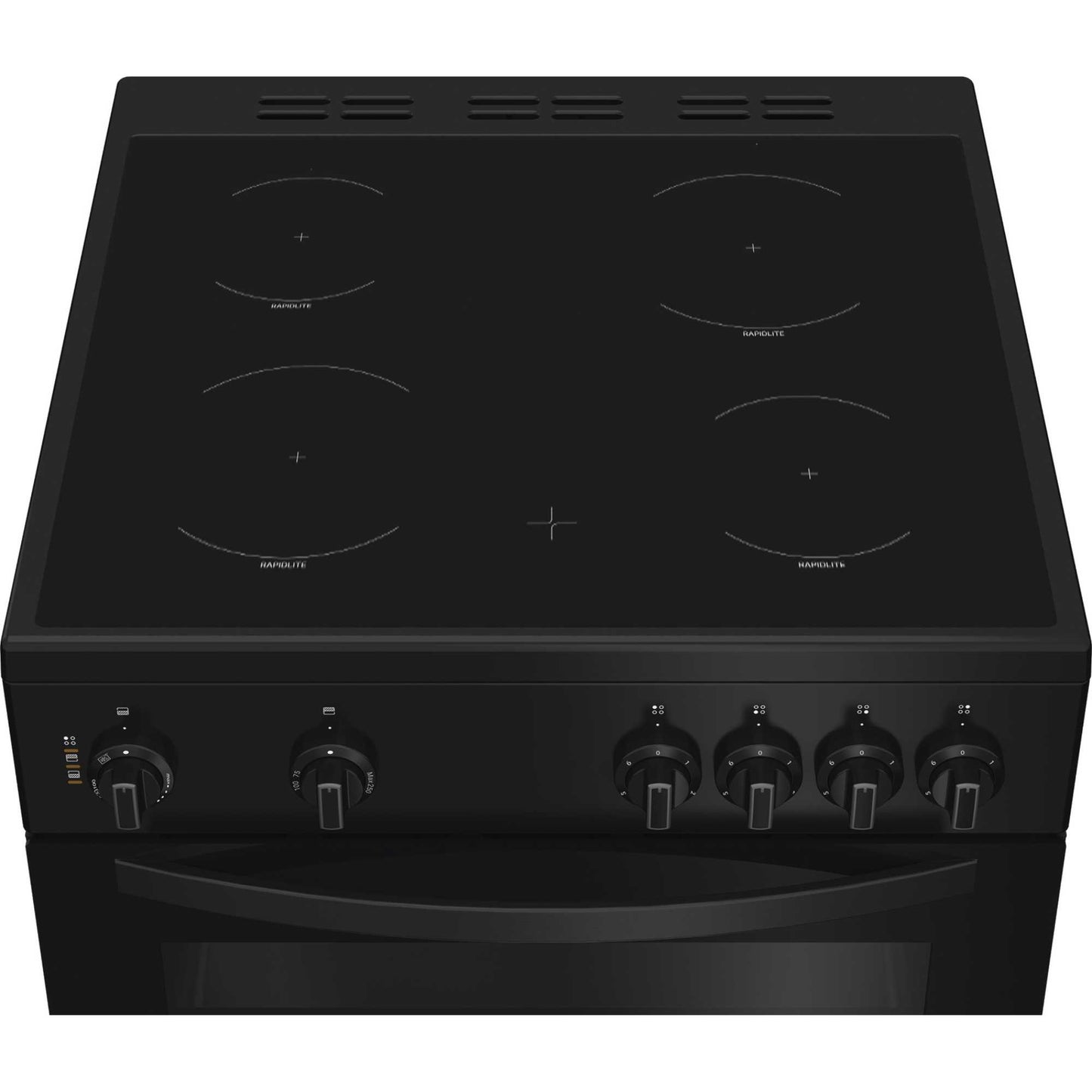 Indesit 60cm Electric Double Oven Cooker - IDE6VMB
