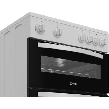 Indesit Electric Double Oven Cooker - IDE6VMW