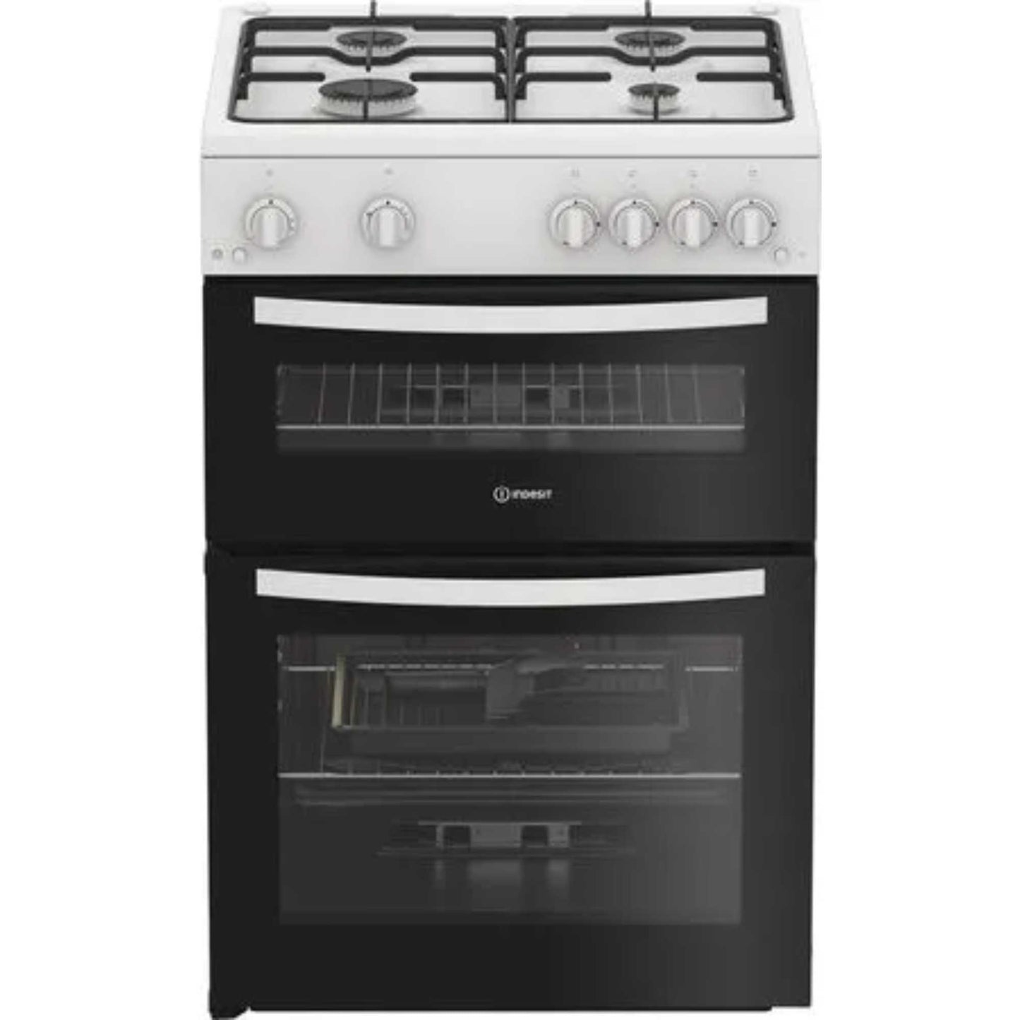 Indesit 60cm Gas Single Oven Cooker - IDG6GW