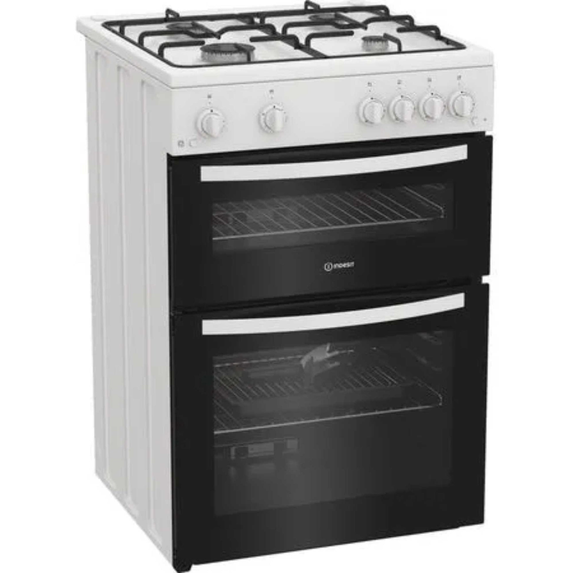 Indesit 60cm Gas Single Oven Cooker - IDG6GW