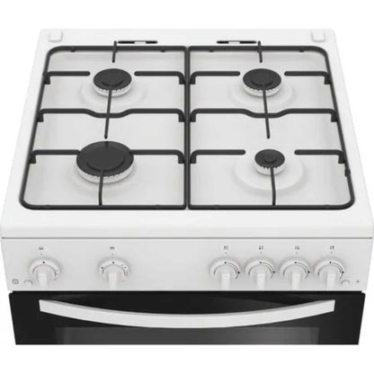 Indesit 60cm Gas Single Oven Cooker - IDG6GW