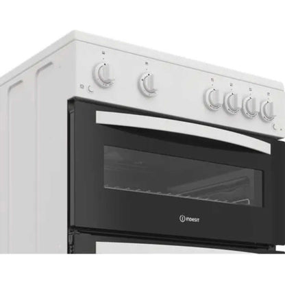 Indesit 60cm Gas Single Oven Cooker - IDG6GW