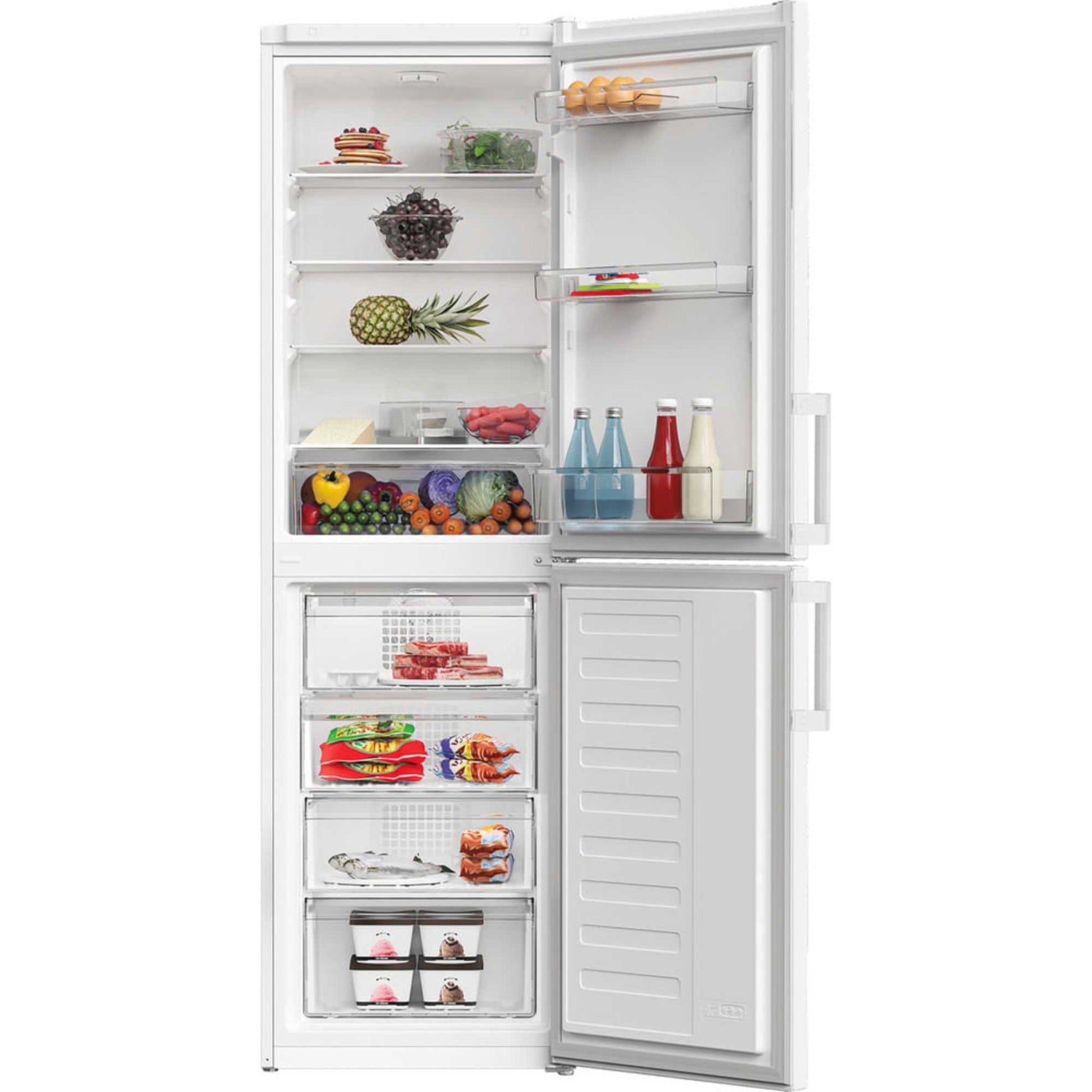 Indesit Fridge Freezer 50/50 No Frost - White - IKNH 1261 W4UK
