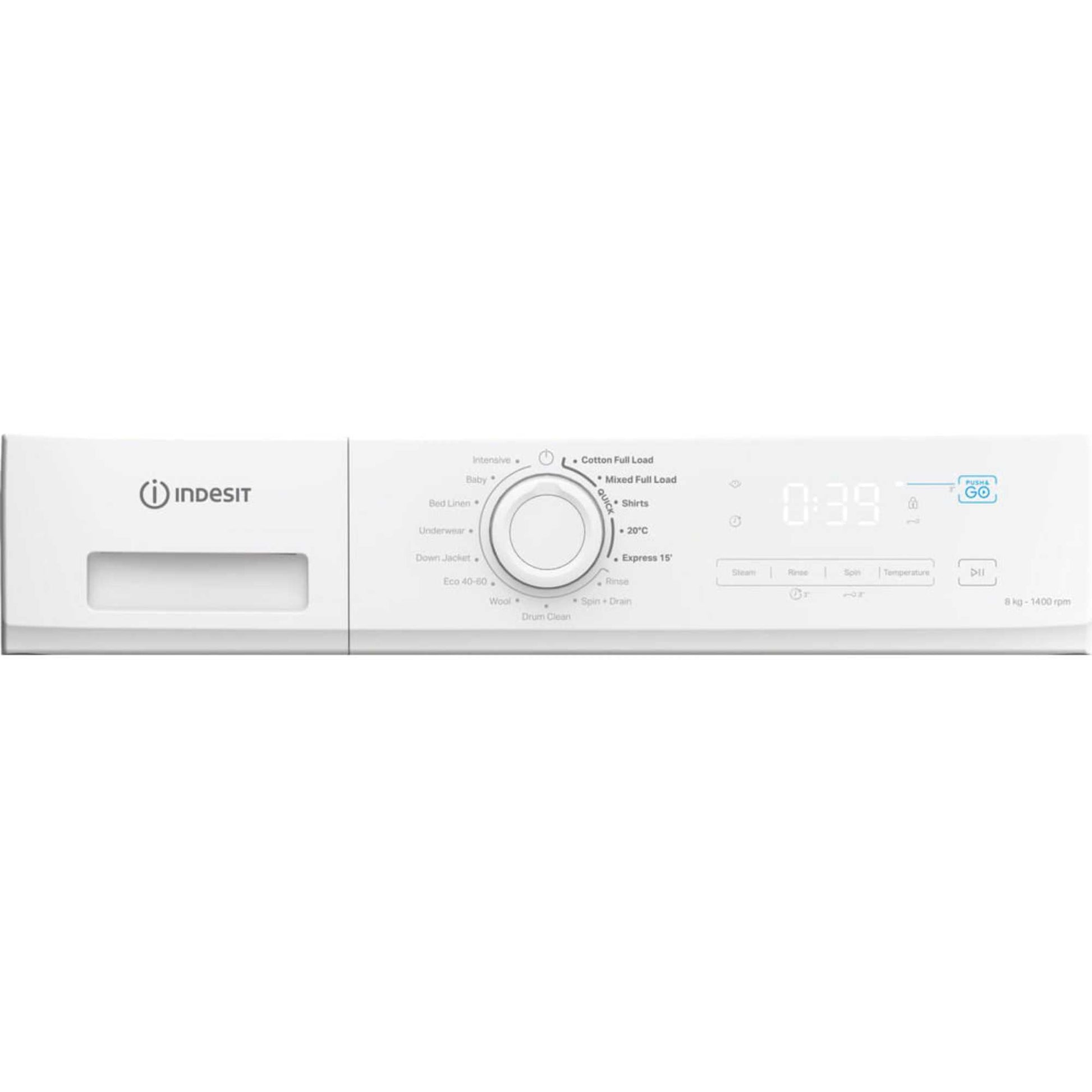 Indesit MyTime 8kg 1400rpm Washing Machine - MyTime IMA 864 MY TIME UK