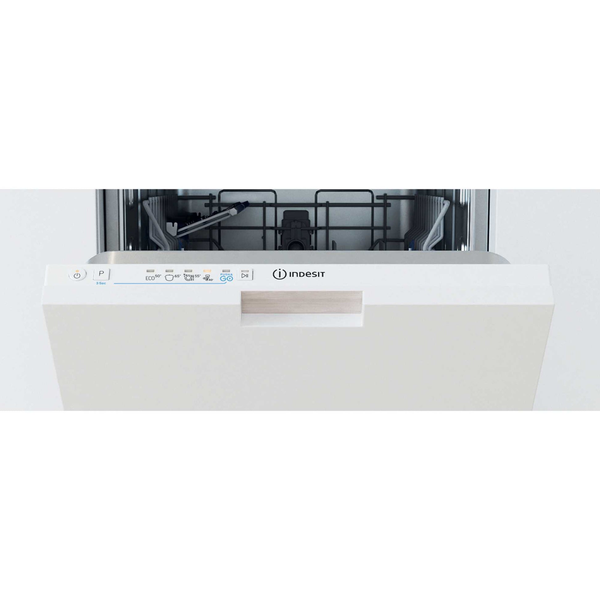 Indesit Push&Go Fully Integrated Slimline Dishwasher - IN2IE10CS80UK