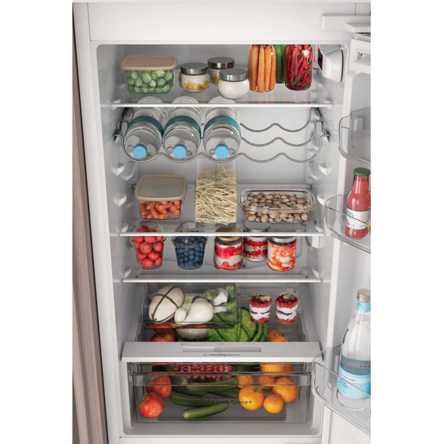Indesit Push&Go Built-In Fridge 70/30 Freezer Low Frost - INC18D011B1