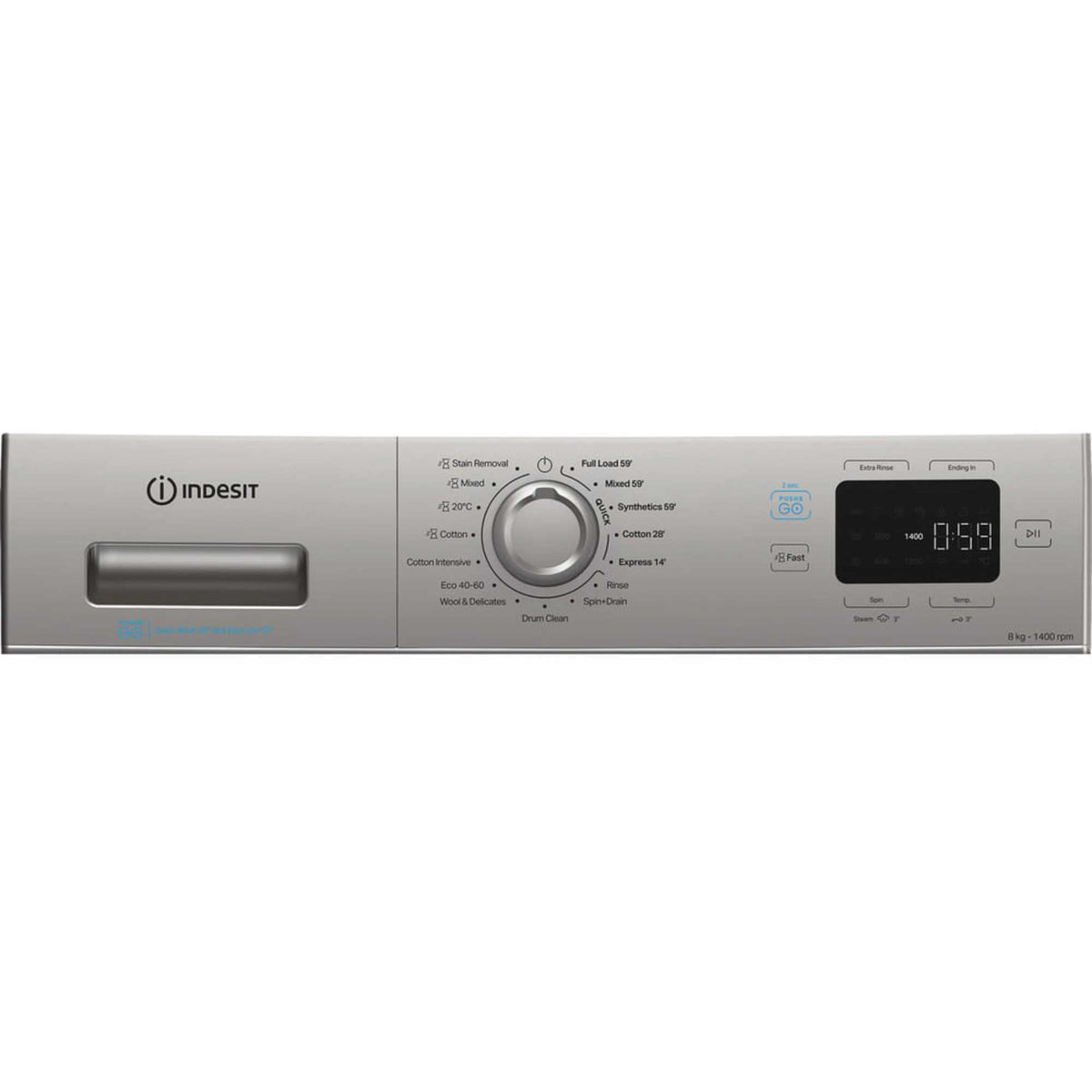 Indesit Push&Go 8kg 1400rpm Washing Machine - IP 846S PUSH&GO UK