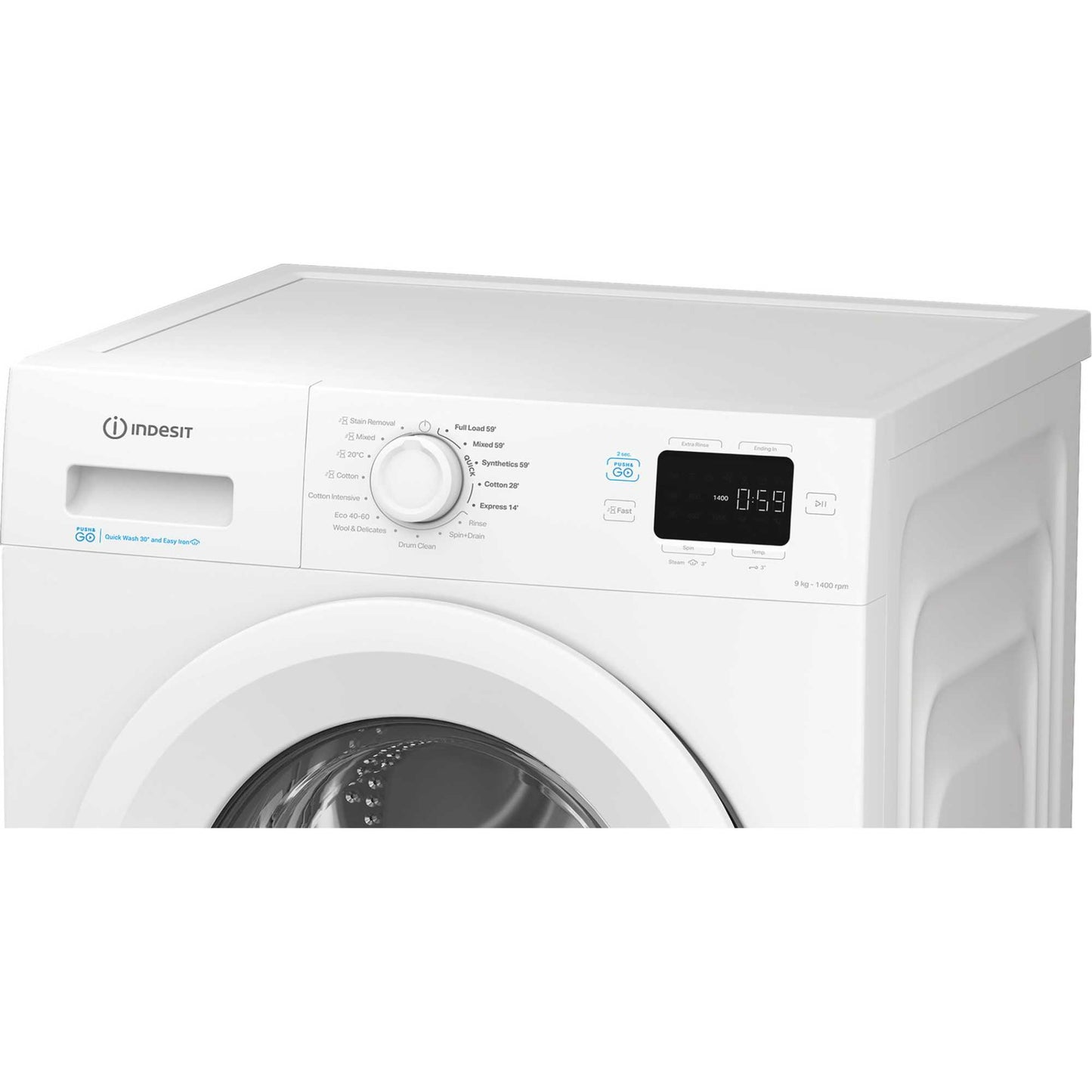 Indesit Push&Go 9kg 1400rpm Washing Machine - IP 946 PUSH&GO UK
