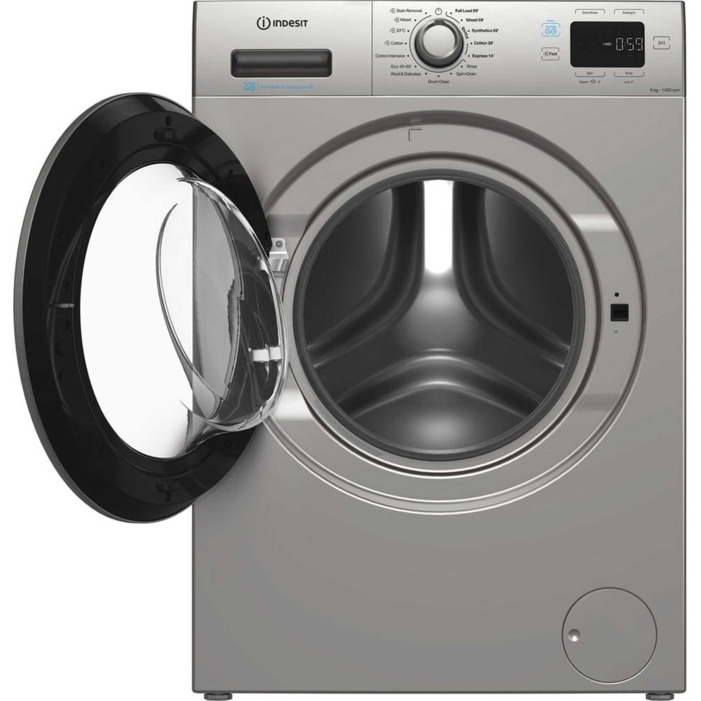 Indesit Push&Go 9kg 1400rpm Washing Machine - IP 946S PUSH&GO UK