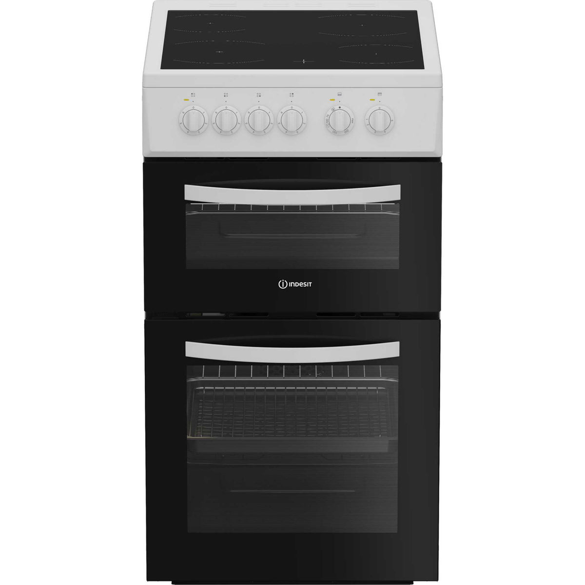 Indesit 50cm Electric Single Oven Cooker - ITE5VMW