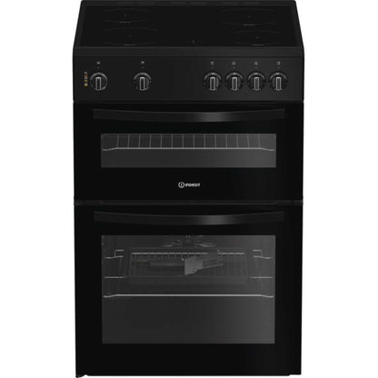 Indesit 60cm Electric Single Oven Cooker - ITE6VMB
