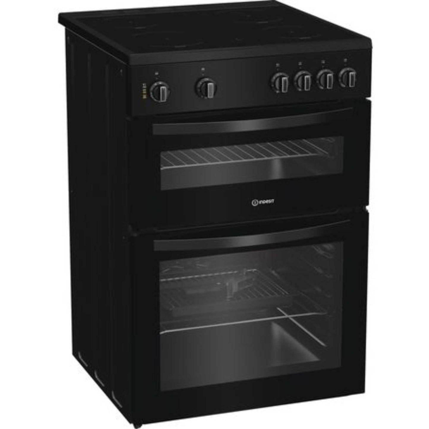 Indesit 60cm Electric Single Oven Cooker - ITE6VMB
