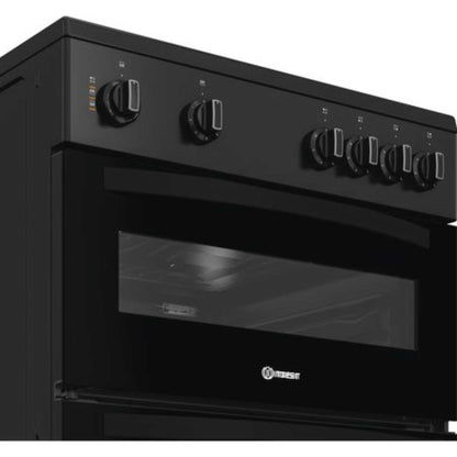 Indesit 60cm Electric Single Oven Cooker - ITE6VMB