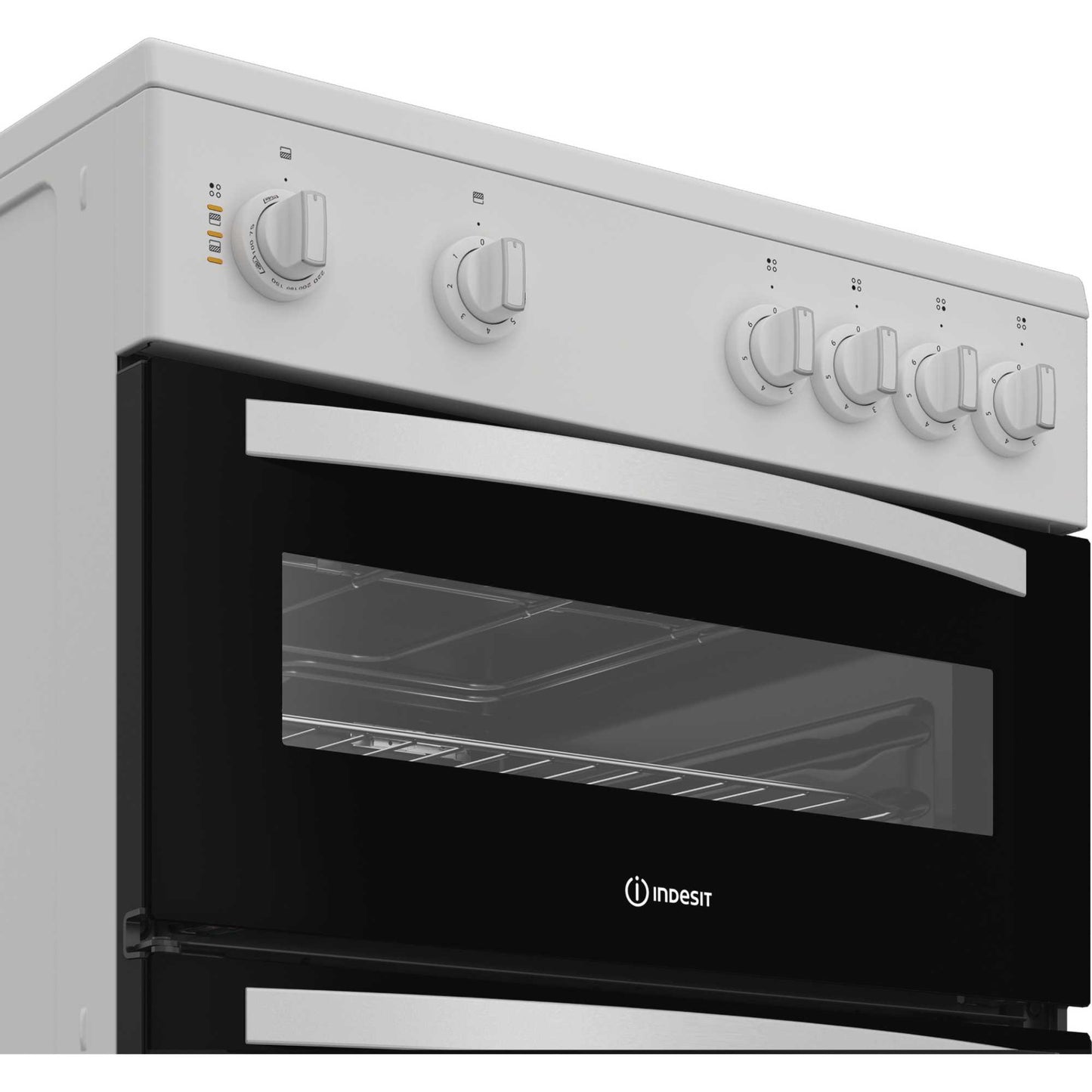 Indesit 60cm Electric Single Oven Cooker - ITE6VMW