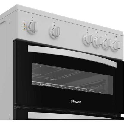 Indesit 60cm Electric Single Oven Cooker - ITE6VMW