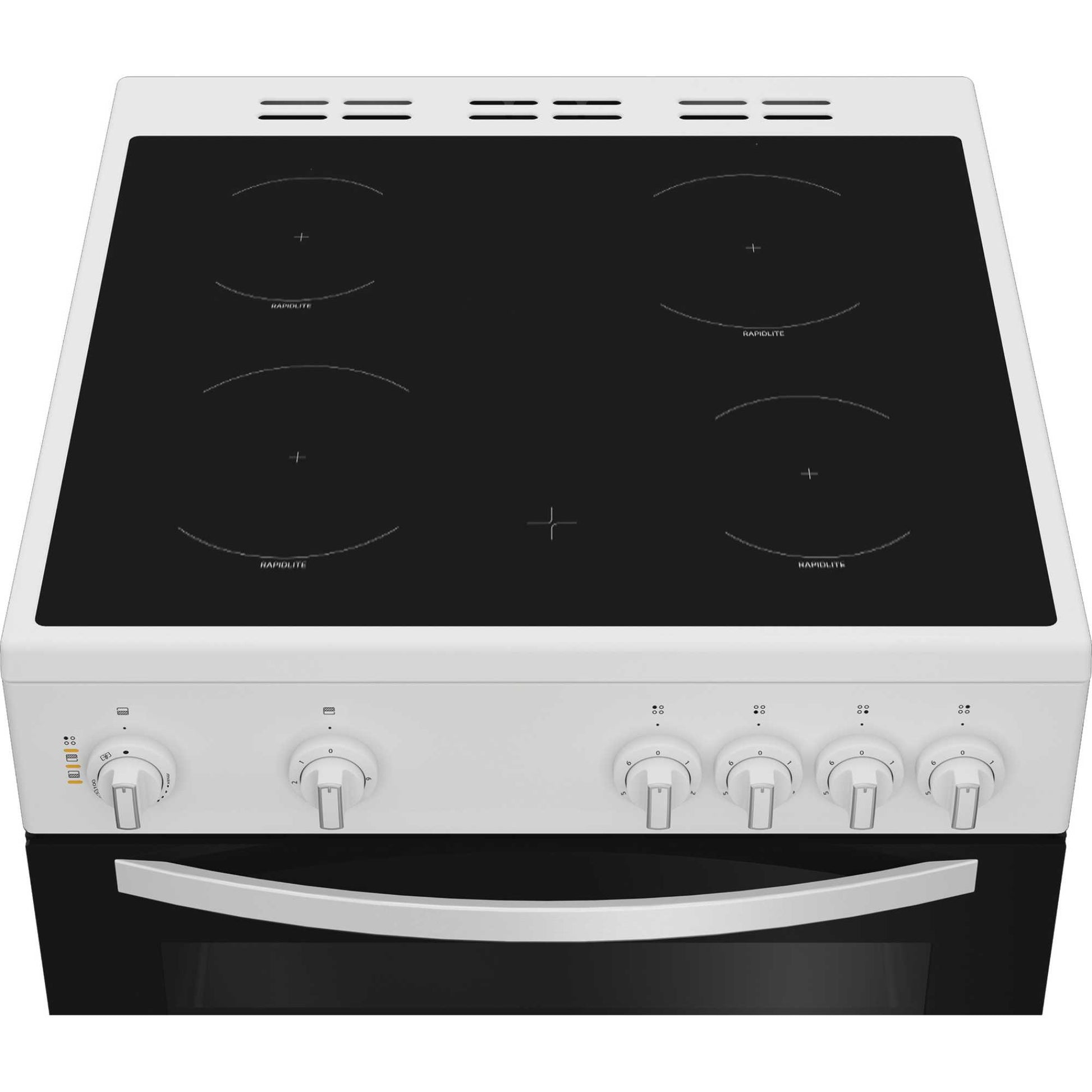 Indesit 60cm Electric Single Oven Cooker - ITE6VMW