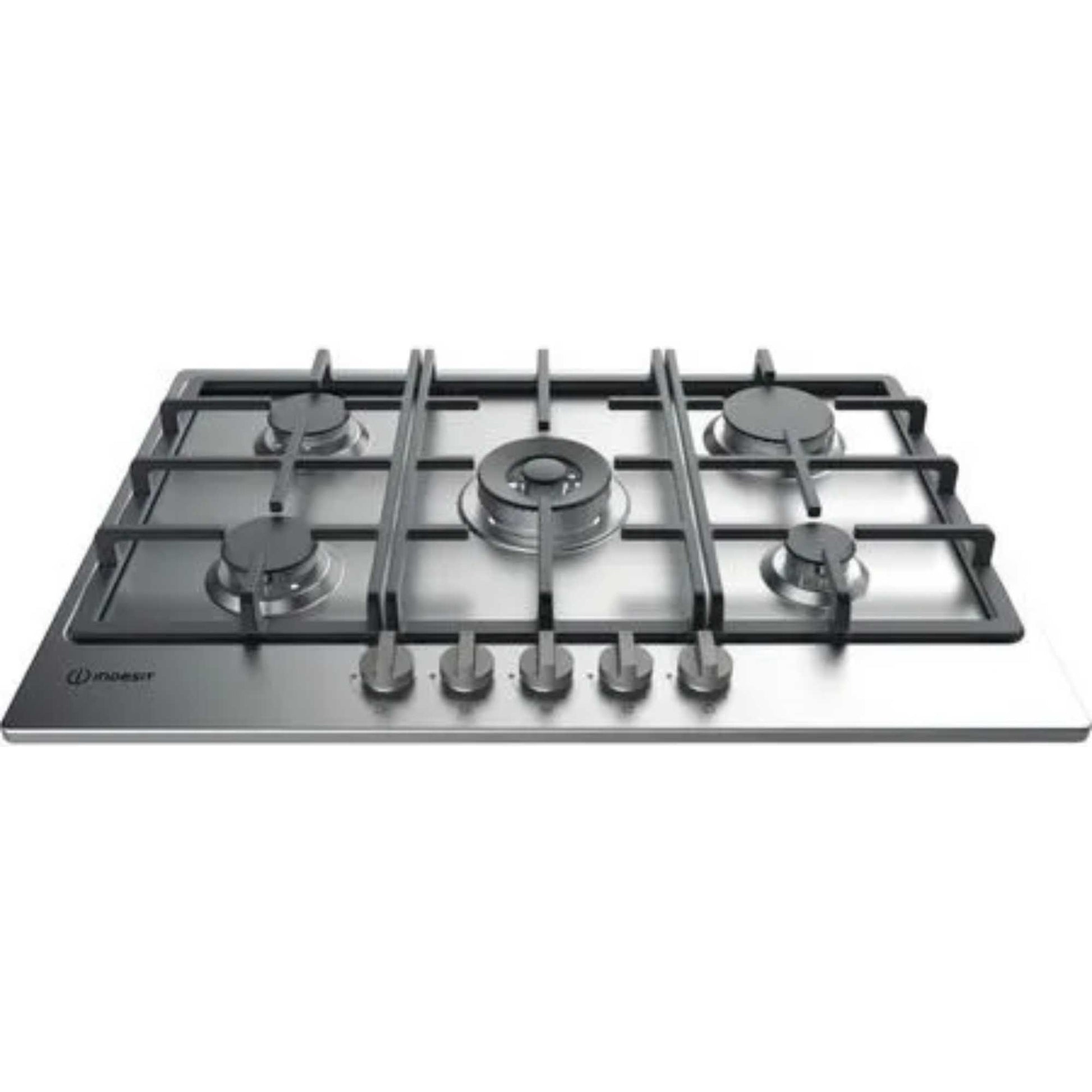 Indesit THP 751 W/IX/I 1 75cm Built-In 5 Burner Gas Hob